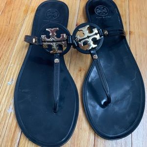 Mini Miller Flat Jelly Thong Sandals " As Is"